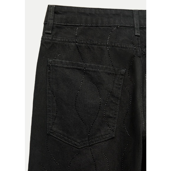 NWT Zara Rhinestone Jeans - Picture 11 of 11